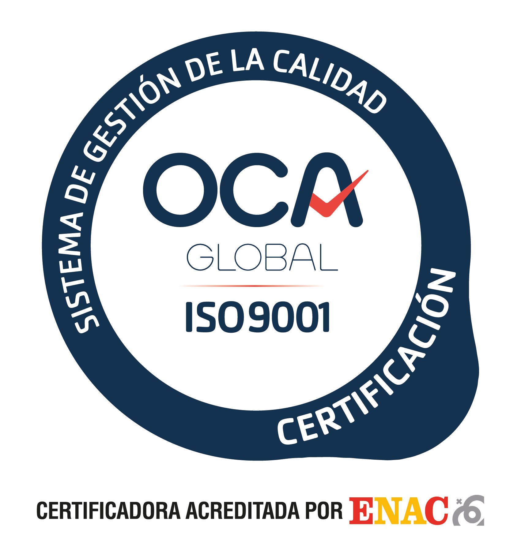 Certificación del sistema de gestión de la calidad conforme con la norma UNE-EN ISO 9001:2015